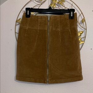 Wild Fable Tan Corduroy Pencil Skirt